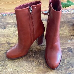 Sam Edelman rust boots